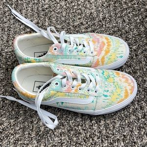 Tie Dye Vans Women’s Sz 8
